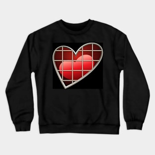 heart in jail Crewneck Sweatshirt